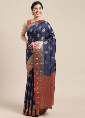 Grab These Saree in All Over Lovely Colored Pair With Contrasting Blouse.These Saree And Blouse Are Fabricated On Silk Based With Heavy Woven Designer Work.Buy Now