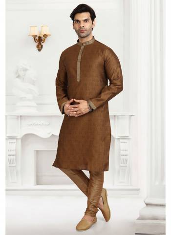 Take your ethnic style quotient to the next level by wearing this fashionable kurta set.Its Come With Jacquard Silk Fabricated Top And Supion Silk Bottom.Buy Now These Amazing Collection.