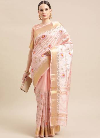 For A Pretty Look , Grab These Saree in All Over Fine Colored.These Saree And Blouse Are Fbaricated on Cotton Paper Silk.Its Beautified With Wevon Designer,Embroidery Work. 