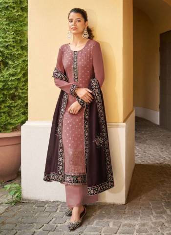 Here Is An Attractive Looking?Plazzo Suit in All Over Fine Colored.These Top is Fabricated On Faux Georgette Pair With Santoon Bottom And Georgette Dupatta.Its Beautifie With Designer Work.Buy Now