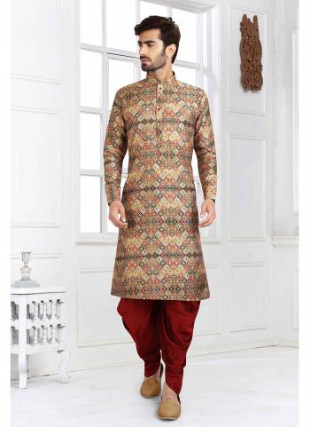 Take your ethnic style quotient to the next level by wearing this fashionable kurta set.Its Come With Banarasi Silk Fabricated Top And Art Silk Bottom.Buy Now These Amazing Collection.