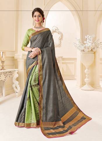 For A Proper Look,Grab These Saree in Fine Colored Pair With Matching Blouse.These Saree And Blouse Are Fabricated On Tasser Silk.Its Beautified With Wevon Designer Work.