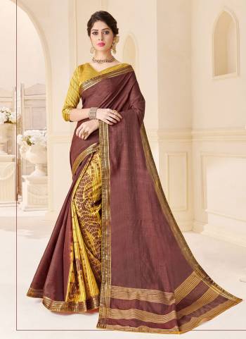 For A Proper Look,Grab These Saree in Fine Colored Pair With Matching Blouse.These Saree And Blouse Are Fabricated On Tasser Silk.Its Beautified With Wevon Designer Work.