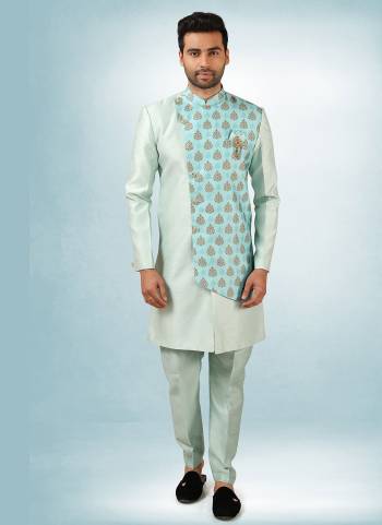 Take your ethnic style quotient to the next level by wearing this fashionable kurta set.Its Come With Art Silk Fabricated Top And Art Silk Bottom.Buy Now These Amazing Collection