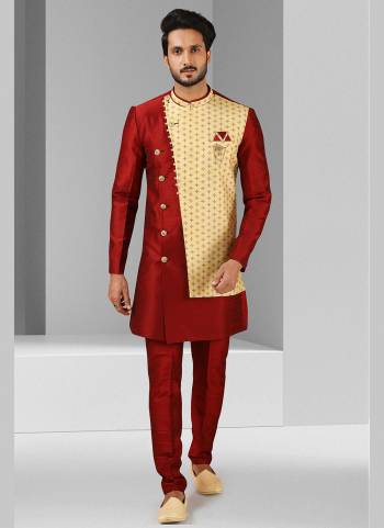 Take your ethnic style quotient to the next level by wearing this fashionable kurta set.Its Come With Art Silk Fabricated Top And Art Silk Bottom.Buy Now These Amazing Collection