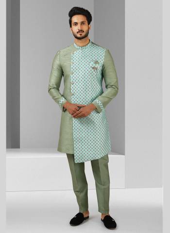 Take your ethnic style quotient to the next level by wearing this fashionable kurta set.Its Come With Art Silk Fabricated Top And Art Silk Bottom.Buy Now These Amazing Collection