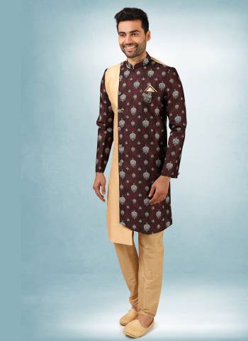 Take your ethnic style quotient to the next level by wearing this fashionable kurta set.Its Come With Art Silk Fabricated Top And Art Silk Bottom.Buy Now These Amazing Collection