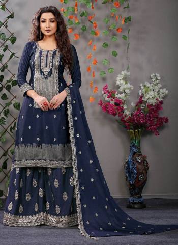 For A Designer Look,Grab These Suit in All Over Beautiful Colored Pair With Bottom And Designer Dupatta.These Suit And Bottom Are Fabricated On Chinon Pair With Chinon Dupatta.Its Beautified With Heavy Designer Embroidery Work.