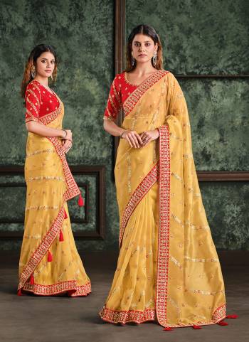 For A Designer Look,Grab These Saree in All Over Beautiful Colored.These Saree is Fabricated On Net Organza Pair Wth Raw Silk Blouse.Its Beautified With Heavy Designer Work.