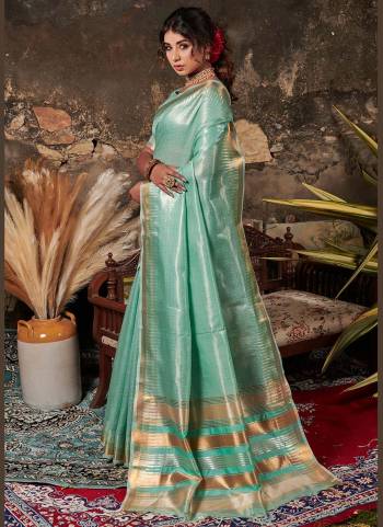 Different Looking Saree is Here,Grab These Saree in All Over Fine Colored.These Saree And Blouse Are Fabricated On Tissue Linen Based.Its Beautified With Exclusive Silver Jari Wevon Designer Work.