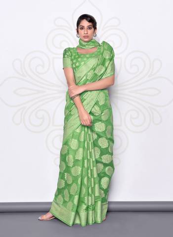 Celebrate This Festive Season Wearing This Saree in Fine Colored.These Saree And Blouse Are Fabricated On Lukhnowi Cotton Based.Its Beautified With Heavy Wevon  Designer Work.