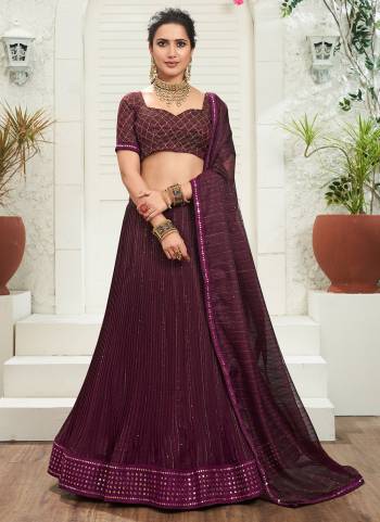 Shine Bright Wearing This Pretty Lehenga in All Over Fine Colored.These Lehenga is Fabricated On Organza Pair With Chinon Blouse And Organza Dupatta.Its Beautified With Designer Work.