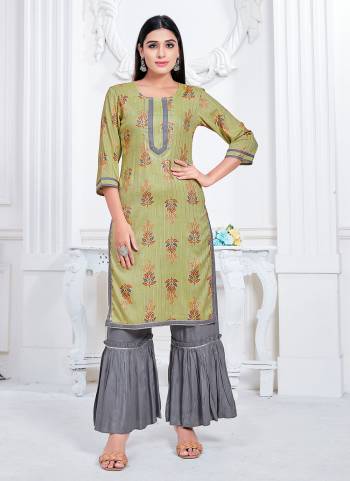 Grab These Readymade Collection in Beautiful Colored.These Top is Fabricated On Rayon Pair With Rayon Bottom.Its Beautified With Designer Printed Work.Its Available In All Regular Size.