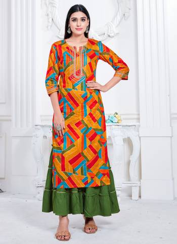 Grab These Readymade Collection in Beautiful Colored.These Top is Fabricated On Rayon Pair With Rayon Bottom.Its Beautified With Designer Printed Work.Its Available In All Regular Size.