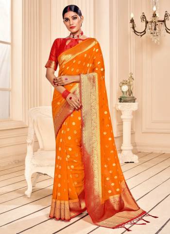 For A Beautiful Look,Grab These Saree in All Over Fine Colored.These Saree And Blouse Are Fabricated On Banarasi Silk.Its Beautified With Wevon Designer Work.