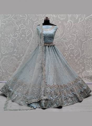 For A Designer Look,Grab These Heavy Designer Lehenga in All Over Fine Colored.These Lehenga And Blouse Are Fabricated On Net Pair With Soft Net Dupatta.Its Beautified Wth Heavy Designer Work.