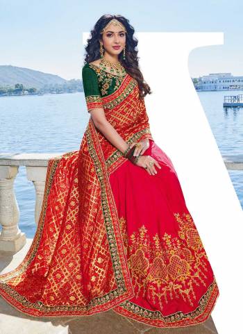 Looking Beautiful,Grab These Saree in Fine Colored.These Saree And Blouse Are Fabricated On Art Silk Based.Its Beautified With Heavy Embroidery Work.