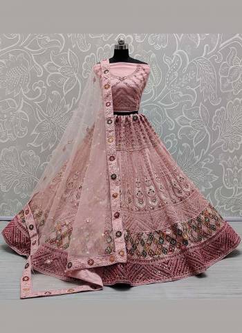 Grab These Heavy Designer Lehenga Choli In All Over Beautiful Colored.These Lehenga And Blouse Are Fabricated On Net Pair With Soft Net Dupatta.Its Beautified Wth Heavy Designer Work.