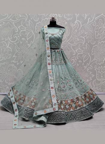 Grab These Heavy Designer Lehenga Choli In All Over Beautiful Colored.These Lehenga And Blouse Are Fabricated On Net Pair With Soft Net Dupatta.Its Beautified Wth Heavy Designer Work.