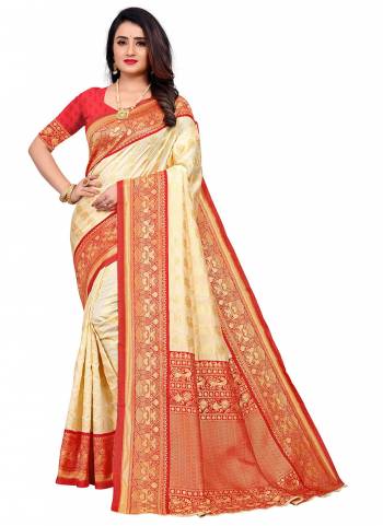 For A Beautiful Look,Grab These Saree in Beautiful Colored Pair With Contrast Color Blouse.These Saree And Blouse Are Fabricated On Cotton.Its Beautified With Heavy Wevon Designer Work.