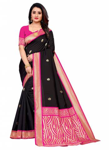 For A Beautiful Look,Grab These Saree in Beautiful Colored Pair With Contrast Color Blouse.These Saree And Blouse Are Fabricated On Cotton.Its Beautified With Heavy Wevon Designer Work.