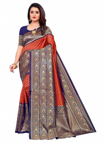 For A Beautiful Look,Grab These Saree in Beautiful Colored Pair With Contrast Color Blouse.These Saree And Blouse Are Fabricated On Cotton.Its Beautified With Heavy Wevon Designer Work.