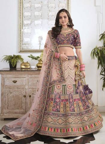 Grab These Beautiful Lehenga Choli in All Over Fine Colored.These Lehenga And Blouse Are Fabricated On Silk Pair With Silk Dupatta.Its Beautified With Heavy Designer Work.