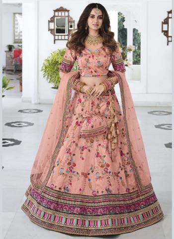 Grab These Beautiful Lehenga Choli in All Over Fine Colored.These Lehenga And Blouse Are Fabricated On Silk Pair With Silk Dupatta.Its Beautified With Heavy Designer Work.