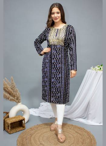 Grab These Casual Wear Kurti in All Over Beautiful Colored.These Kurti is Fabricated On Rayon.Its Beautified With Bandhej Printed,Embroidery Work.Its Available in All Regular Size.