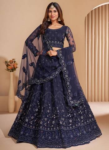 Grab These Designer Lehenga Choli in All Over Beautiful Colored.These Lehenga And Blouse Are Fabricated On Net Pair With Net Dupatta.Its Beautified With Heavy Designer Work.