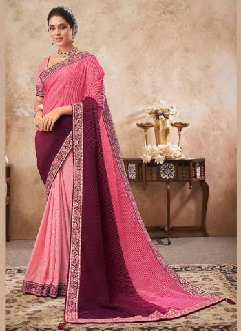 For A Different Look,Grab These Saree In All Over Fine Colored.These Saree is Fabricated On Chinon Crush Pair With Fancy Blouse.Its Beautified With Heavy Designer Work.