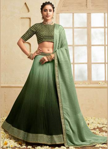 Grab These Beautiful Lehenga Choli in All Over Fine Colored.These  Lehenga is Fabricated On Chinon pair With Phantom Silk Blouse And Chinon Dupatta.Its Beautified With Heavy Designer Work.