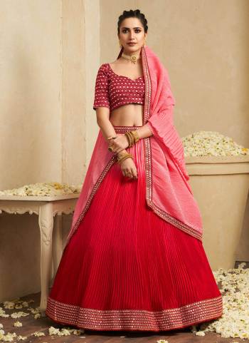 Grab These Beautiful Lehenga Choli in All Over Fine Colored.These  Lehenga is Fabricated On Chinon pair With Phantom Silk Blouse And Chinon Dupatta.Its Beautified With Heavy Designer Work.