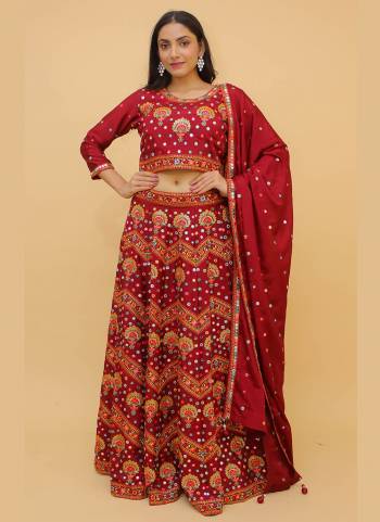 Grab These Readymade Lehenga Choli in All Over Beautiful Colored.These Blouse And Lehenga Are Fabricated On Chinon Pair With Chinon Dupatta.Its Beautified With Heavy Designer Work. 