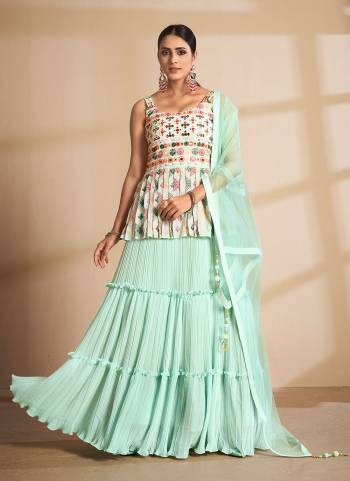 Royal And Elegant Looking Designer?Lehenga Choli is Here in Fine Colored.These Lehenga And Blouse Are Fabricated On Georgette Pair With Soft Net Dupatta.Its Beautified With Heavy Designer Work.