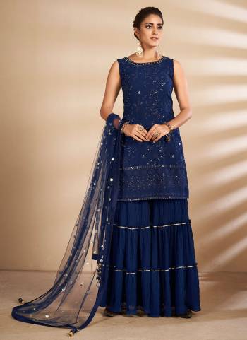 Enhance Your Personality Wearing This?Beautiful Coored Readymade Suits.These Top And Bottom Are Fabricated On Georgette Pair With Soft Net Dupatta.Its Beautified With Heavy Designer Work.