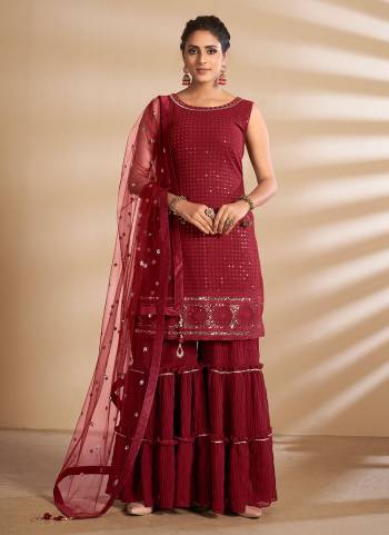 Enhance Your Personality Wearing This?Beautiful Coored Readymade Suits.These Top And Bottom Are Fabricated On Georgette Pair With Soft Net Dupatta.Its Beautified With Heavy Designer Work.