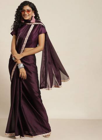 Grab These Saree in All Over Fine Colored.These Saree is Fabricated On Poly Silk Pair With Art Silk Blouse.Its Beautified With Embellished.