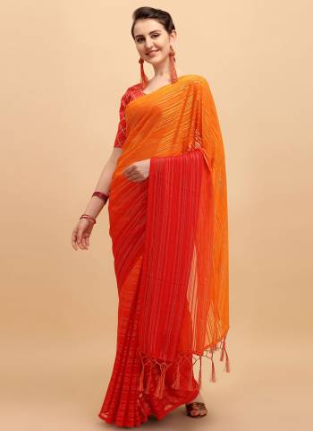 Grab These Casual Wear Saree in All Over Beautiful Colored.These Saree And Blouse Are Fabricated On Silk Blend.Its Beautified With Wevon Jari Designer,Embroidery Work.