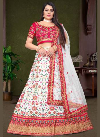 For A Proper Look,Grab These Designer Lehenga Choli in Fine Colored.These Lehenga And Blouse Are Fabricated On Malay Satin Silk Pair With Net Dupatta.Its Beautified With Heavy Designer Work.