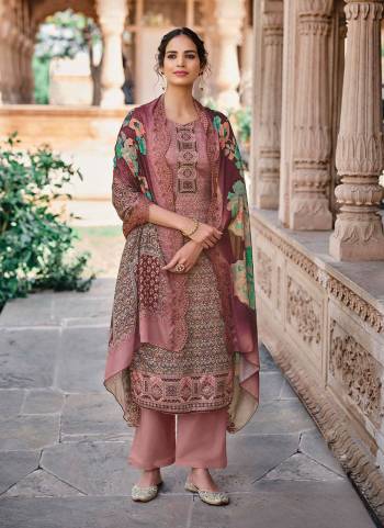 Buy These Beautiful Colored Suit in Fancy Designs.These Top is Fabricated On Jam Satin Pair With Cotton Satin Bottom And Chinon Silk Dupatta.Its Beautified With Printed With Embroidery Work.