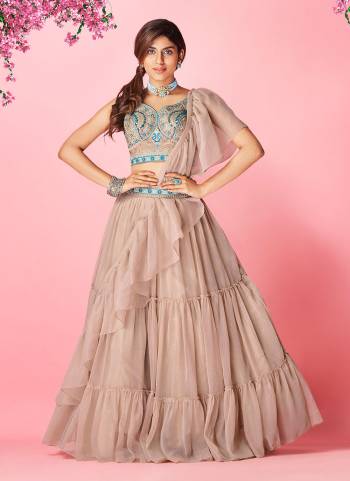 Grab These Lehenga Choli in All Over Beautiful Colored.These Lehenga And Dupatta Are Fabricated On Chiffon Pair With Art Silk Blouse.Its Beautified With Designer Thread Embroidery,Hand Work.