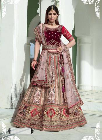 Grab These Designer Lehenga Choli All Over Fine Colored.These Lehenga And Blouse Are Fabricated On Velvet Pair With Soft Net Dupatta.Its BeautifiedWith Designer Work