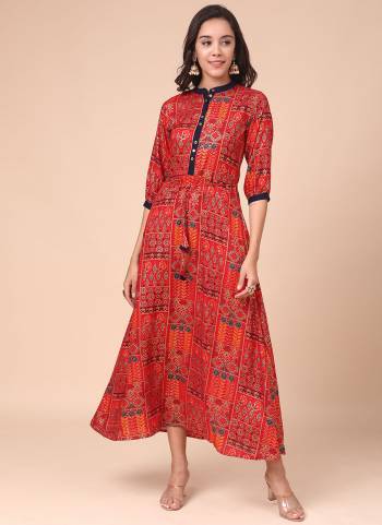 Grab These Readymade Kurti in Fine Colored.These Kurti is Fabricated On Rayon.Its Beautified With Designer Printed Work.