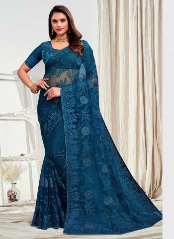 Grab These Designer Saree in All Over Fine Colored pair With Designer Blouse.These Saree And Blouse Are Fabricated On Net.Its Beautified With Heavy Designer Embroidery,Stone Work.