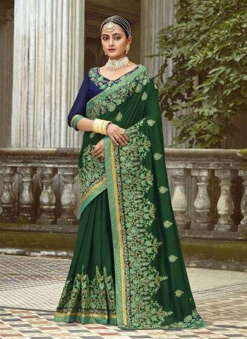 For A Different Look,Grab These Saree in Fine Colored Pair With Matching Bouse.These Saree And Blouse Are Fabricated On Art Silk.Its Beautified With Heavy Embroidery Work Designer Work.