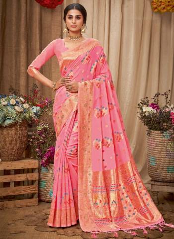 For A Different Look,Grab These Saree in Fine Colored.These Saree And Blouse Are Fabricated On Cotton.Its Beautified With Heavy Jari Wevon Designer Work.