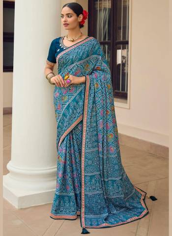 Grab These saree in Fine Colored.These Saree is Fabricated On Chinon Pair With Dupion Silk Blouse.Its Beautified With Designer Work.