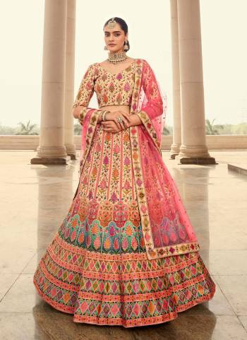 Grab These Designer Lehenga Choli in All Over Fine Colored.These Lehenga And Blouse Are Fabricated On Art Silk Pair With Net Dupatta.Its Beautified With Designer Work.