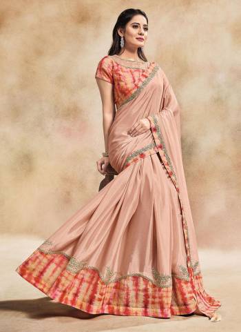 For A Different Look,Grab These Grab These Saree in Fine Colored.These Saree is Fabricated On Silk Georgette Pair With Georgette Blouse.Its Beautified With Designer Work.